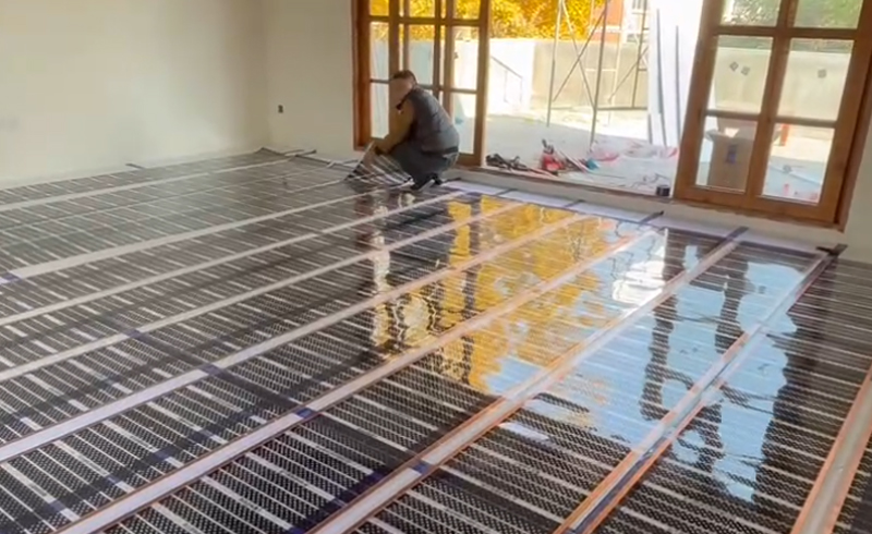 烯材石墨烯电地暖-绵阳石马镇别墅安装工地4 烯材石墨烯电地暖-绵阳石马镇别墅安装工地4