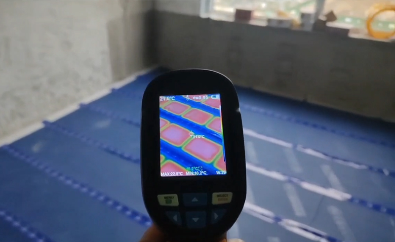 烯材石墨烯电地暖-绵阳阳光·云江樾安装工地5