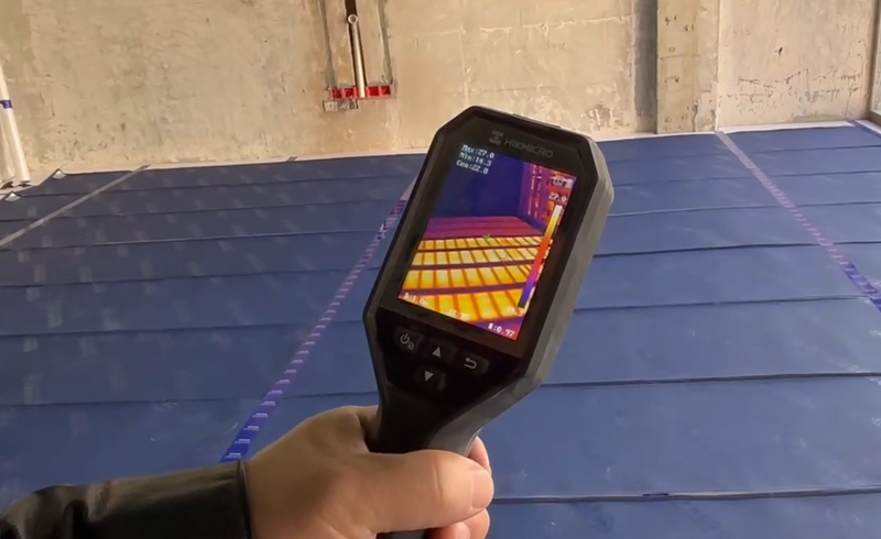 烯材石墨烯电地暖-绵阳西城君悦华府安装工地7