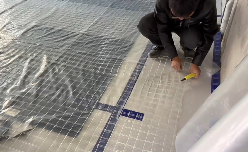 烯材石墨烯电地暖-绵阳西城君悦华府安装工地6