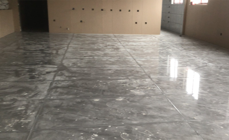 烯材石墨烯电地暖-康定民宿安装工地7