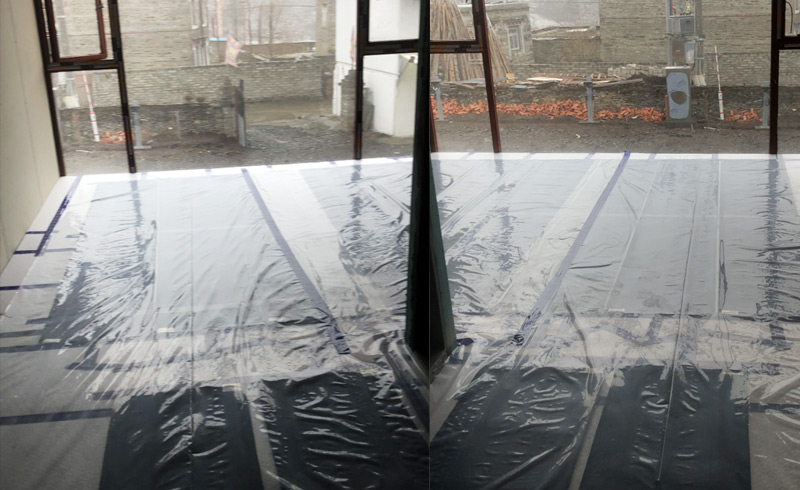 烯材石墨烯电地暖-康定民宿安装工地3