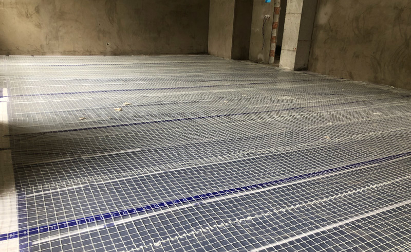 烯材石墨烯电地暖-凉山盐源光伏基地安装工地5