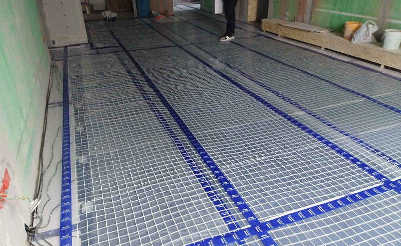 烯材石墨烯电地暖-成都人居盛和林语安装工地2